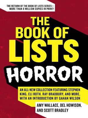 cover image of The Book of Lists: Horror